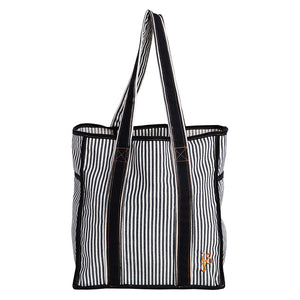 Navy Stripe Twill Classic Tote Bag